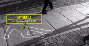 Captura de pantalla del video de la APP "Aquí" creada para AI Venezuela para exigir un control de las armas y balas en Venezuela
